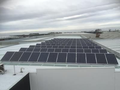 Commercial Solar Power on Meredith Dairy Truganina Warehouse Solar Panels