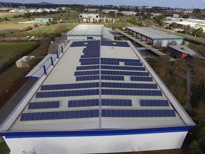 Commercial Solar Power 100kW Haymes Paints Ballarat Solar Panels