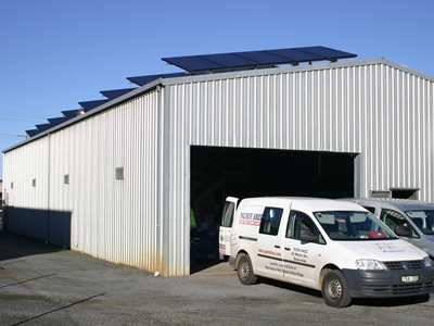 Tindo Solar Panels on Palmer Bros Laundry Ballarat 06