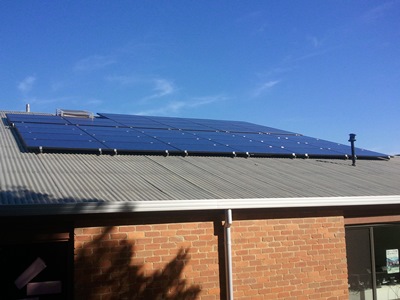 Tindo Solar Panels on Woodend Primary School Stage 02 12kW 02
